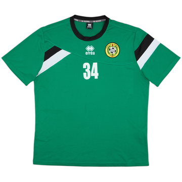 2016-18 Al-Ittihad Kalba Errea Player Issue Training Shirt #34 - 9/10 - (L)