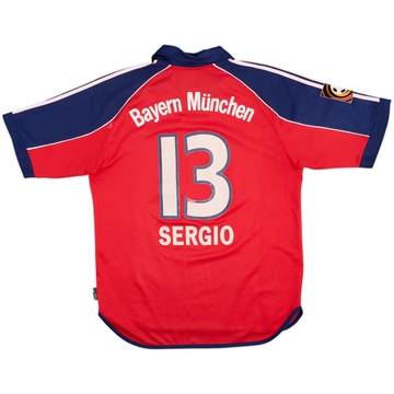 1999-01 Bayern Munich Home Shirt Sergio #13 - 5/10 - (M)