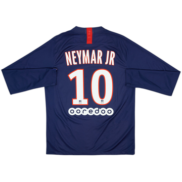 2019-20 Paris Saint-Germain Home L/S Shirt Neymar Jr #10 - 6/10 - (M)