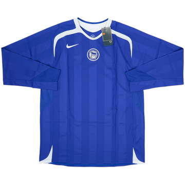 2005-06 Hertha Berlin Player Issue Home L/S Shirt (XXL)
