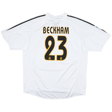 2004-05 Real Madrid Home Shirt Beckham #23 - 10/10 - (L)