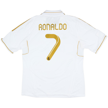 2011-12 Real Madrid Home Shirt Ronaldo #7 - 8/10 - (XL)