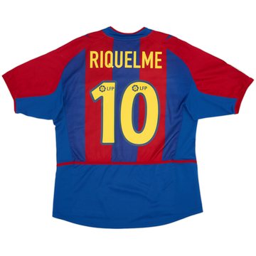 2002-03 Barcelona Home Shirt Riquelme #10 - 7/10 - (M)