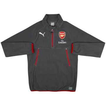 2016-17 Arsenal Puma 1/4 Zip Fleece Top - 8/10 - (S)