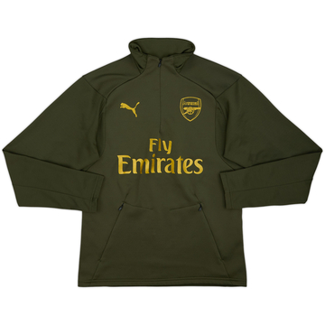 2018-19 Arsenal Puma 1/4 Zip Track Jacket - 7/10 - (S)