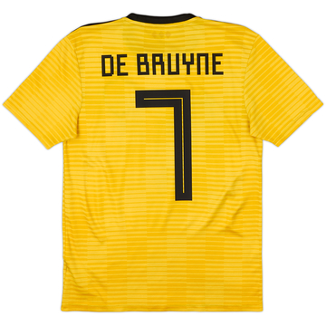 2018-19 Belgium Away Shirt De Bruyne #7 - 7/10 - (S)