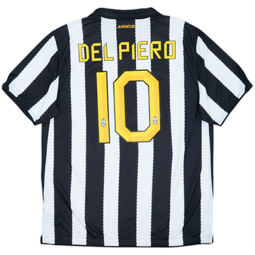 2010-11 Juventus Home Shirt Del Piero #10 - 8/10 - (XL)