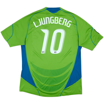 2009-10 Seattle Sounders Home Shirt Ljungberg #10 - 7/10 - (XXL)