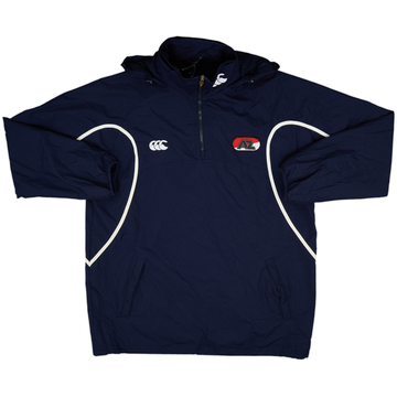 Chaqueta de lluvia con capucha y cremallera 1/4 Canterbury del AZ Alkmaar 2008-10 - 8/10 - (L)
