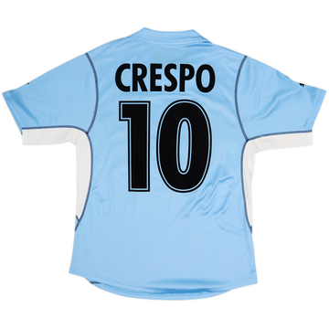 2001-02 Lazio Camiseta Local Crespo #10 - 6/10 - (M)