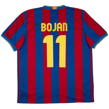 2009-10 Barcelona Home Shirt Bojan #11 - 8/10 - (L)