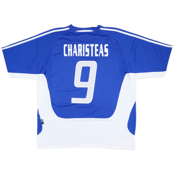 2004-06 Grecia Camiseta Local Charisteas #9 - 9/10 - (L)