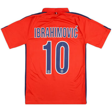 Camiseta de la tercera equipación del Paris Saint-Germain 2014-15 Ibrahimovic #10 - 9/10 - (M)