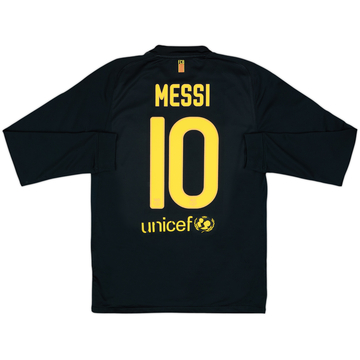 2011-12 Barcelona Away L/S Shirt Messi #10 - 6/10 - (M)