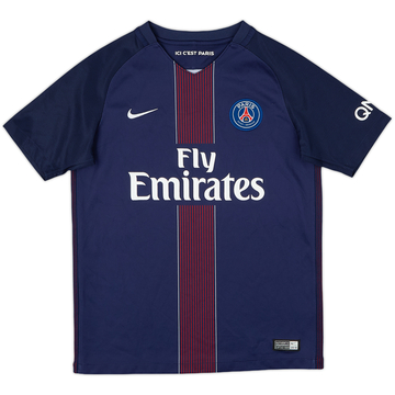 2016-17 Paris Saint-Germain Home Shirt - 9/10 - (L.Boys)