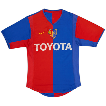 2002-04 FC Basel Home Shirt - 5/10 - (XL.Boys)