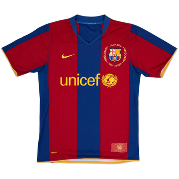 2007-08 Barcelona Home Shirt - 5/10 - (S)