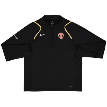 2006-07 Manchester United Nike 1/4 Zip Drill Top - 8/10 - (L)