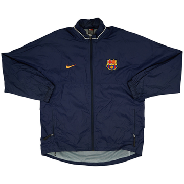 2000-01 Barcelona Nike Hooded Rain Jacket - 8/10 - (XL)