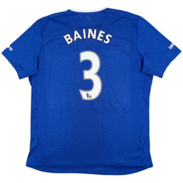 2015-16 Everton Home Shirt Baines #3 - 7/10 - (XL)