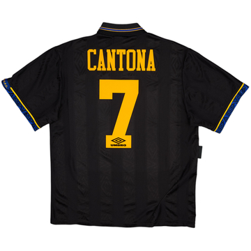 1993-95 Manchester United Away Shirt Cantona #7 - 6/10 - (L)
