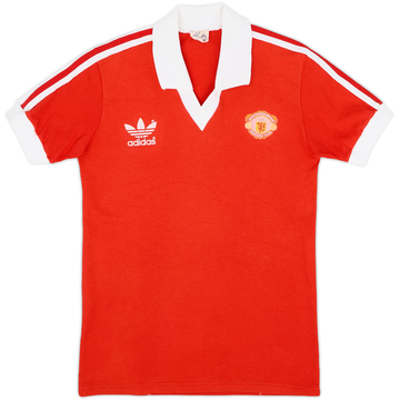 1980-82 Manchester United Home Shirt - 7/10 - (Y)