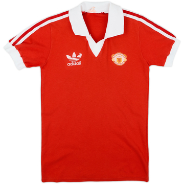 1980-82 Manchester United Home Shirt - 8/10 - (L.Boys)