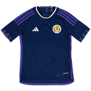 2022-23 Scotland Home Shirt - 10/10 - (S.Boys)