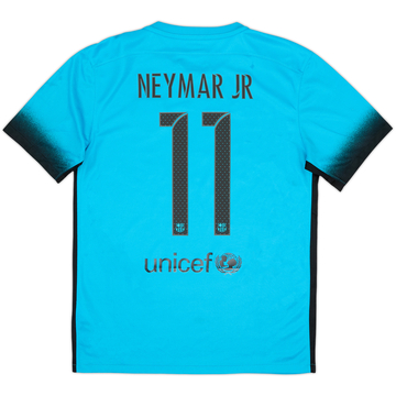 2015-16 Barcelona Third Shirt Neymar Jr #11 - 7/10 - (M)