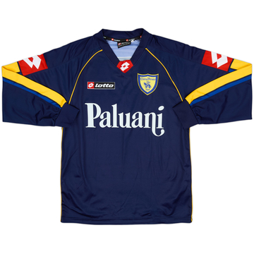 2004-05 Chievo Verona Lotto Training L/S Shirt - 9/10 - (S)
