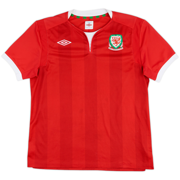 2011-12 Wales Home Shirt - 8/10 - (L)