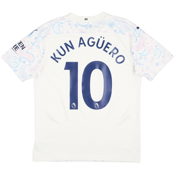 2020-21 Manchester City Third Shirt Kun Aguero #10 - 6/10 - (M)