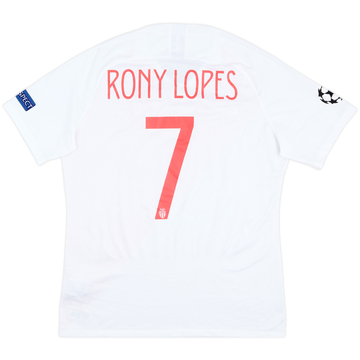 Camiseta de local del Monaco 2018-19 Rony Lopes #7 - 8/10 - (XL)