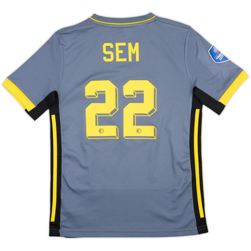 Camiseta de visitante del Feyenoord 2021-22 Sem #22 - 8/10 - (Niños M)