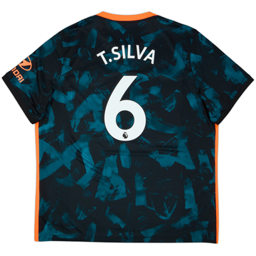 2021-22 Chelsea Third Shirt T.Silva #6 - 10/10 - (XXL)