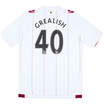 2014-15 Aston Villa Away Shirt Grealish #40 - 9/10 - (XXL)