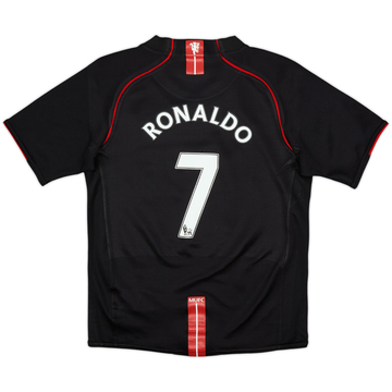2007-08 Manchester United Away Shirt Ronaldo #7 - 9/10 - (L.Boys)