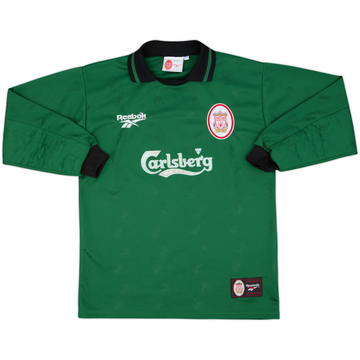 1996-97 Liverpool GK Shirt - 6/10 - (Y)