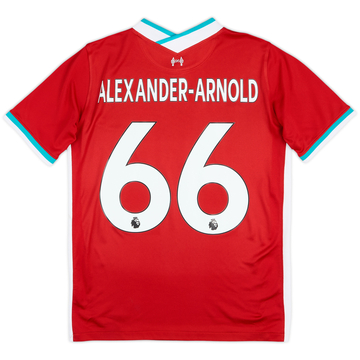 2020-21 Liverpool Home Shirt Alexander-Arnold #66 - 8/10 - (XL.Boys)