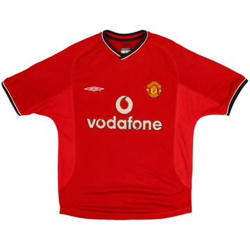 2000-02 Manchester United Home Shirt - 5/10 - (Y)