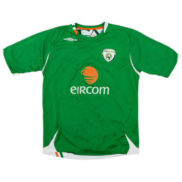 2006-08 Ireland Home Shirt - 8/10 - (L.Boys)