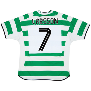 2001-03 Celtic Home Shirt Larsson #7 - 7/10 - (L)