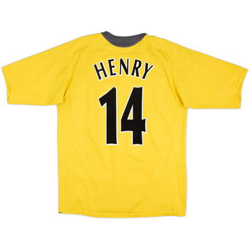 2005-06 Arsenal Away Shirt Henry #14 - 8/10 - (XL)