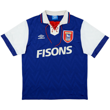 1992-94 Ipswich Home Shirt - 8/10 - (L)