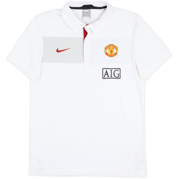 2009-10 Manchester United Nike Polo Shirt - 8/10 - (M)