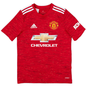 2020-21 Manchester United Home Shirt - 8/10 - (L.Boys)