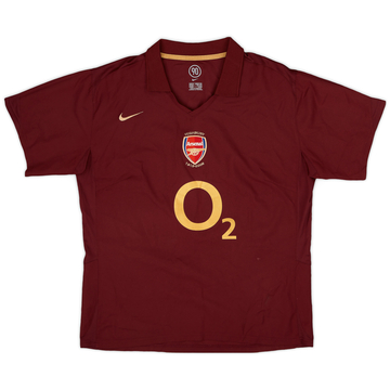2005-06 Arsenal Home Shirt - 8/10 - (XL.Boys)