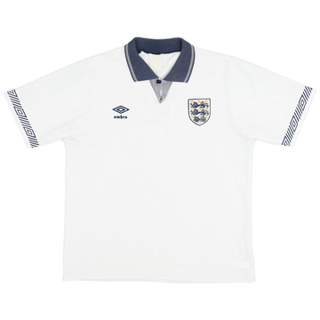 1990-92 England Home Shirt - 6/10 - (L)