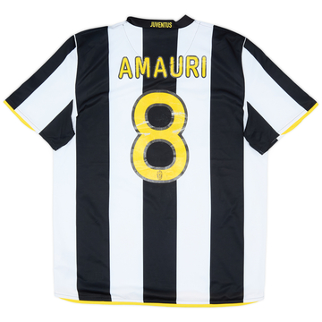 2008-09 Juventus Home Shirt Amauri #8 - 5/10 - (L)