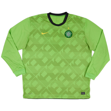 2010-11 Celtic Away L/S Shirt - 8/10 - (XXL)